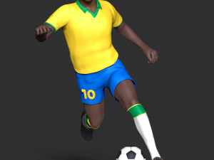 Pel - King of football Modelo de Impressão 3D