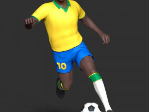 Pel - King of football 3D Print Model
