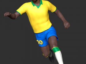 Pel - King of football Modelo de Impressão 3D