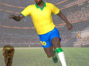Pel - King of football 3D Print Model