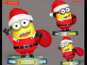 Santa Dave Minion 3D Print Model