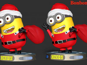 Santa Dave Minion 3D Print Model