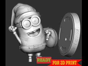 Santa Dave Minion 3D Print Model