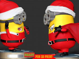 Santa Dave Minion 3D Print Model