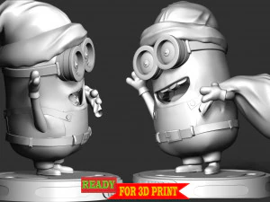 Santa Dave Minion 3D Print Model