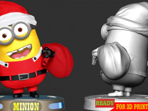 Santa Dave Minion 3D Print Model