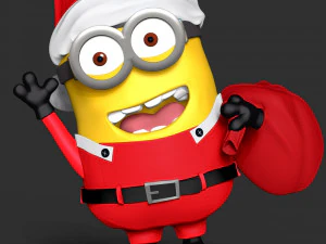 Santa Dave Minion 3D Print Model