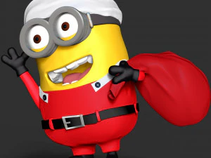 Santa Dave Minion 3D Print Model