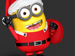 Santa Dave Minion 3D Print Model