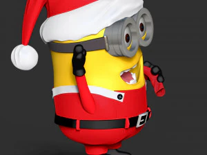 Santa Dave Minion 3D Print Model