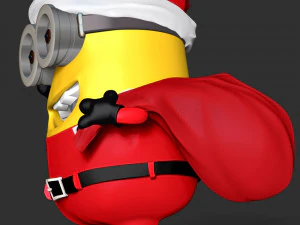 Santa Dave Minion 3D Print Model