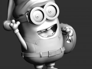 Santa Dave Minion 3D Print Model