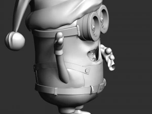 Santa Dave Minion 3D Print Model