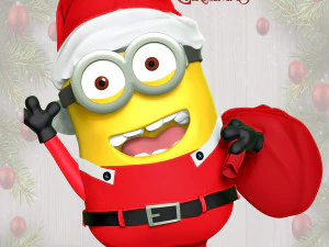 Santa Dave Minion 3D Print Model
