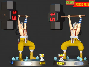 God Usopp - One Piece 3D Print Model