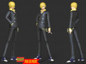 Vinsmoke Sanji - One Piece 3D Print Model
