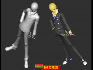 Vinsmoke Sanji - One Piece 3Dプリントモデル