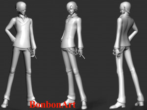Vinsmoke Sanji - One Piece 3Dプリントモデル