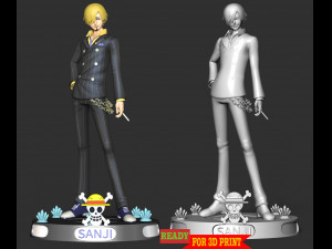 Vinsmoke Sanji - One Piece 3Dプリントモデル