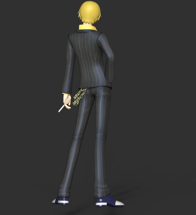 Vinsmoke Sanji One Piece 3D in 3DExport
