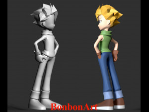 Matt Ishida - Digimon Adventure 3D Принт Модель