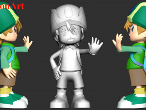 Takeru Takaishi - Digimon Adventure Modèles 3D en vedette