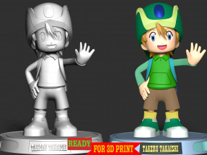 Takeru Takaishi - Digimon Adventure Modèles 3D en vedette