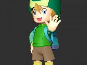 Takeru Takaishi - Digimon Adventure Modèles 3D en vedette