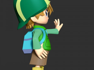 Takeru Takaishi - Digimon Adventure Modèles 3D en vedette