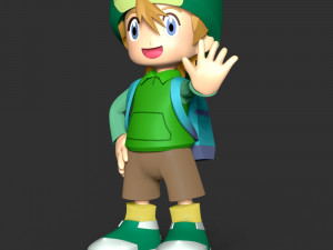 Takeru Takaishi - Digimon Adventure Modèles 3D en vedette