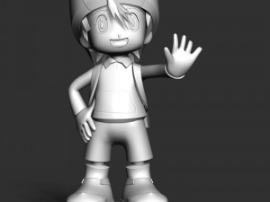Takeru Takaishi - Digimon Adventure Modèles 3D en vedette