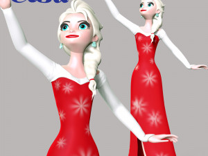 Elsa 3D Print Model