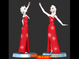 Elsa 3D Принт Модель