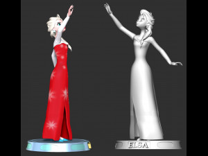 Elsa 3D Принт Модель