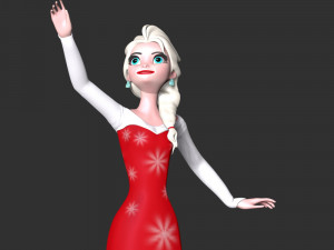 Elsa 3D Принт Модель
