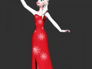 Elsa 3D Принт Модель