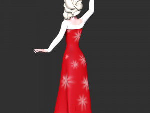 Elsa 3D Принт Модель