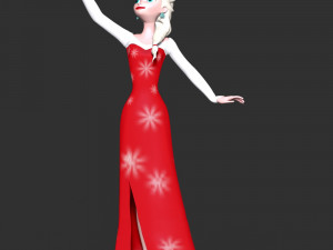 Elsa 3D Принт Модель