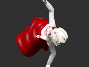Elsa 3D Принт Модель