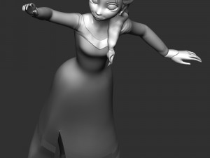 Elsa 3D Принт Модель