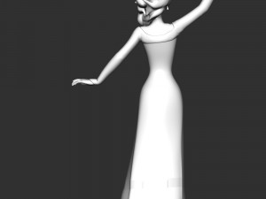 Elsa 3D Принт Модель