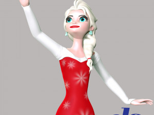 Elsa 3D Принт Модель