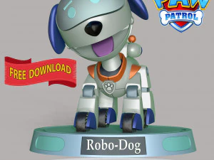 ロボドッグ・パウ・パトロール 3Dプリントモデル