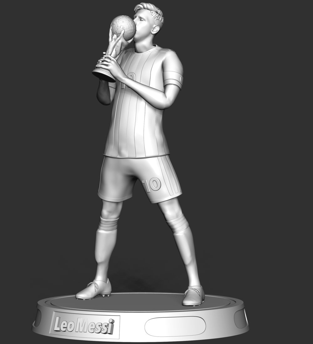 Lionel Messi 3D Принт Модель In Статуэтки 3DExport