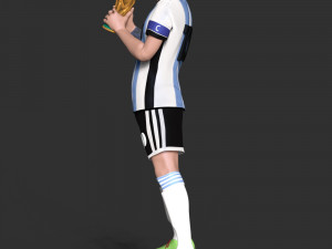 Lionel Messi 3D-Druckmodell
