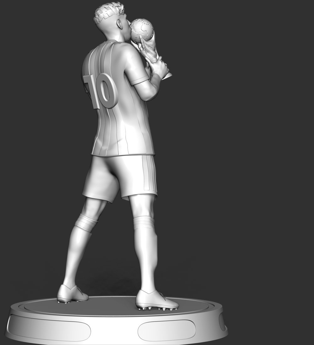 Lionel Messi 3D Принт Модель In Статуэтки 3DExport