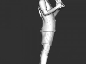 Lionel Messi 3D-Druckmodell