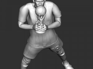 Lionel Messi 3D-Druckmodell