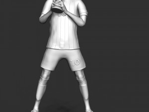Lionel Messi 3D-Druckmodell