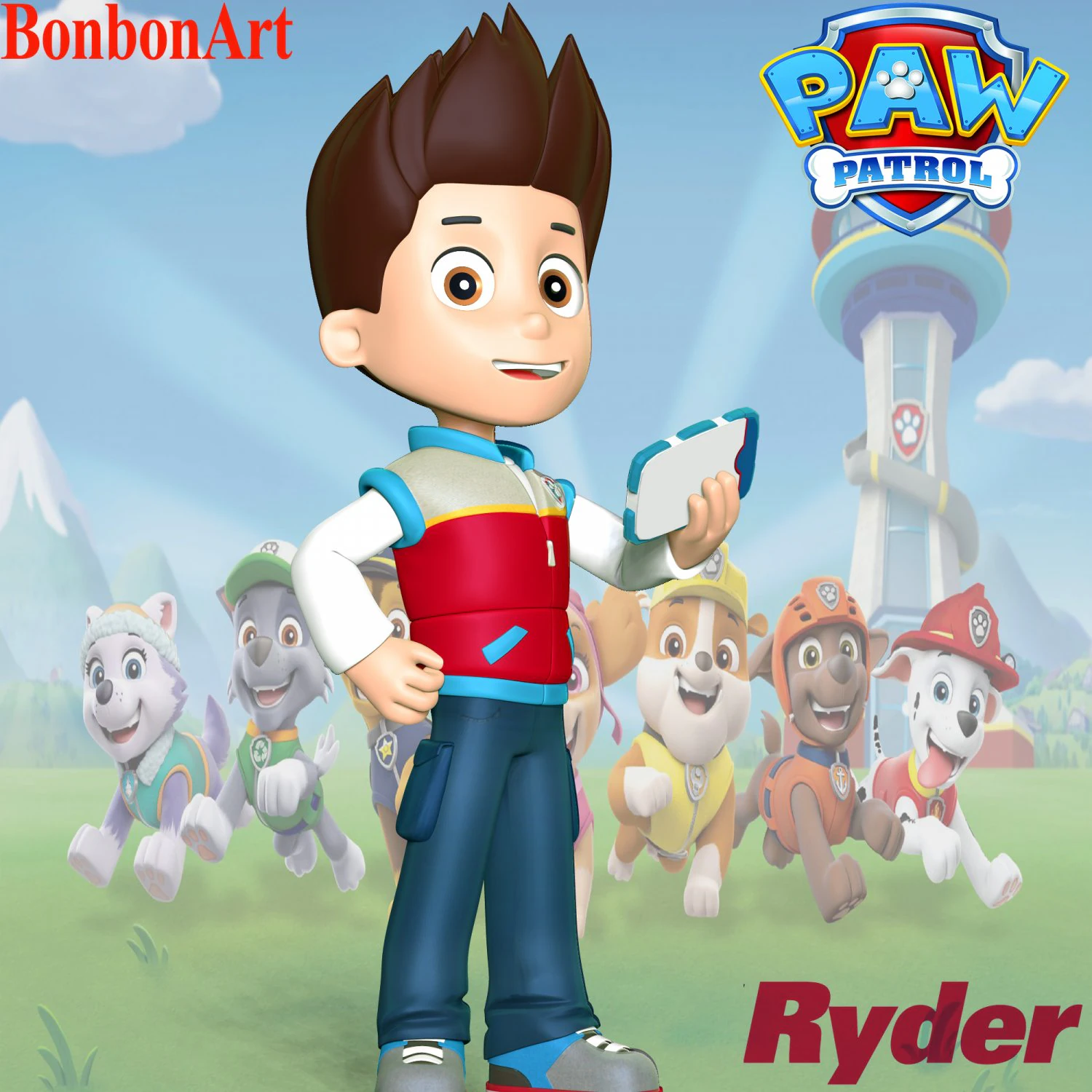 Ryder 3D Print Model .c4d .max .obj .3ds .fbx .stl .blend
